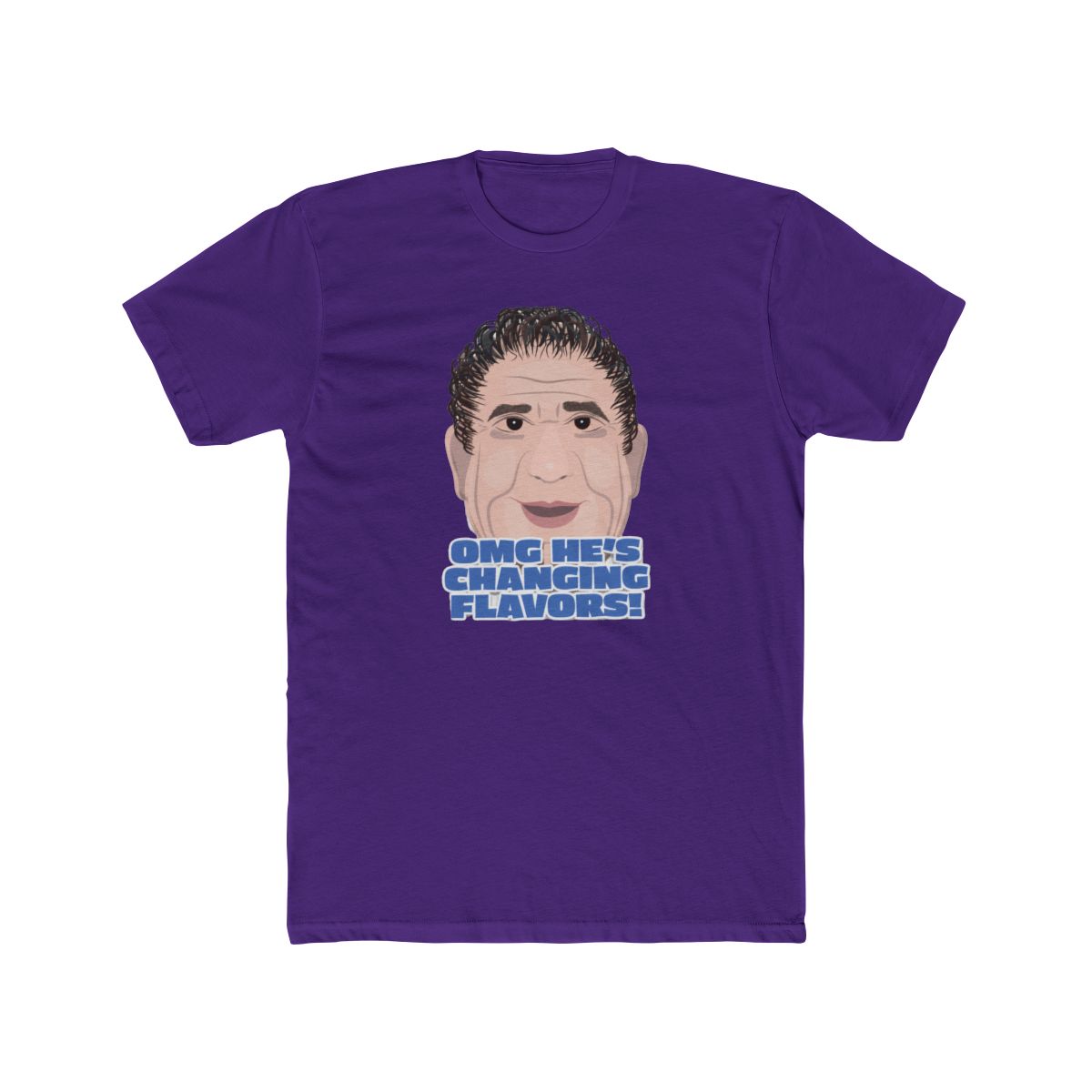 OMG He's Changing Flavors - JRE Joey Diaz Podcast Fan Quote T-Shirt - alternate angle 5, merchandise
