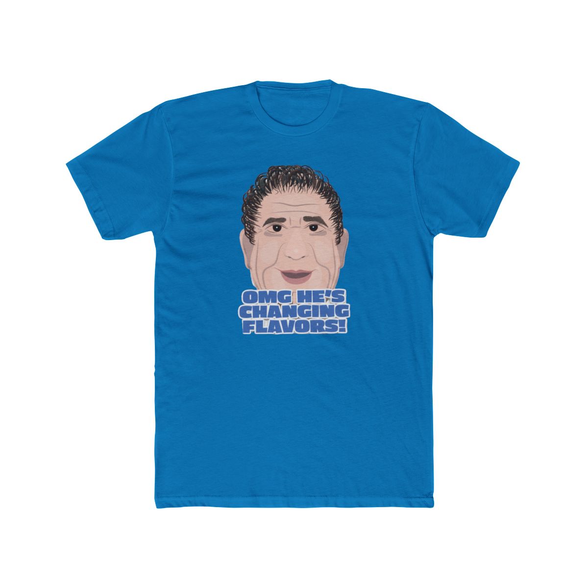 OMG He's Changing Flavors - JRE Joey Diaz Podcast Fan Quote T-Shirt - alternate angle 3, merchandise